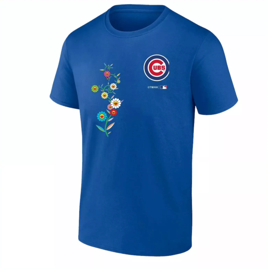 Men Chicago Cubs blank blue 2025 MLB T shirts style 2
